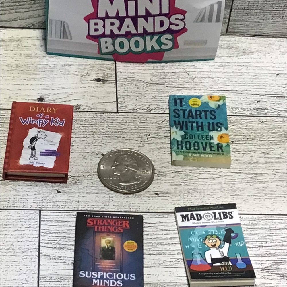 Mini brands mini books lot of 4